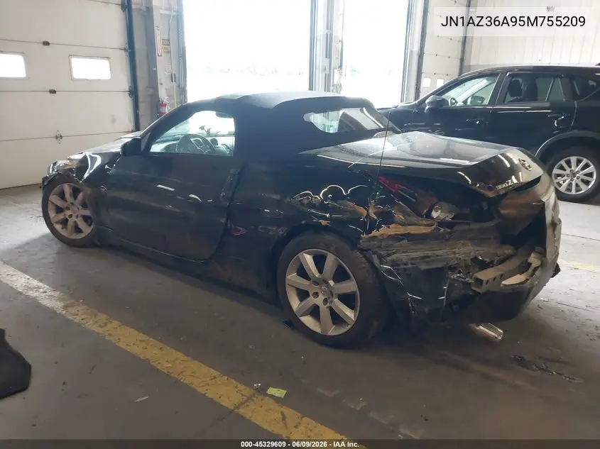 2005 Nissan 350Z Touring VIN: JN1AZ36A95M755209 Lot: 45329609