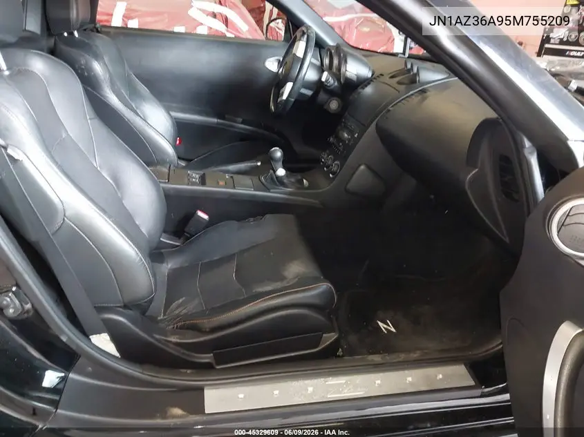 2005 Nissan 350Z Touring VIN: JN1AZ36A95M755209 Lot: 45329609