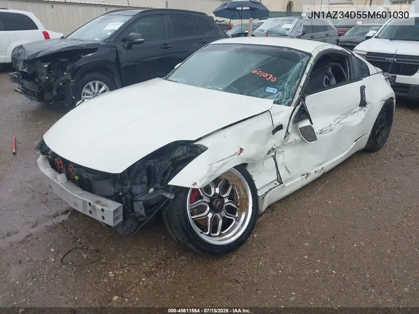2005 Nissan 350Z VIN: JN1AZ34D55M601030 Lot: 45611564