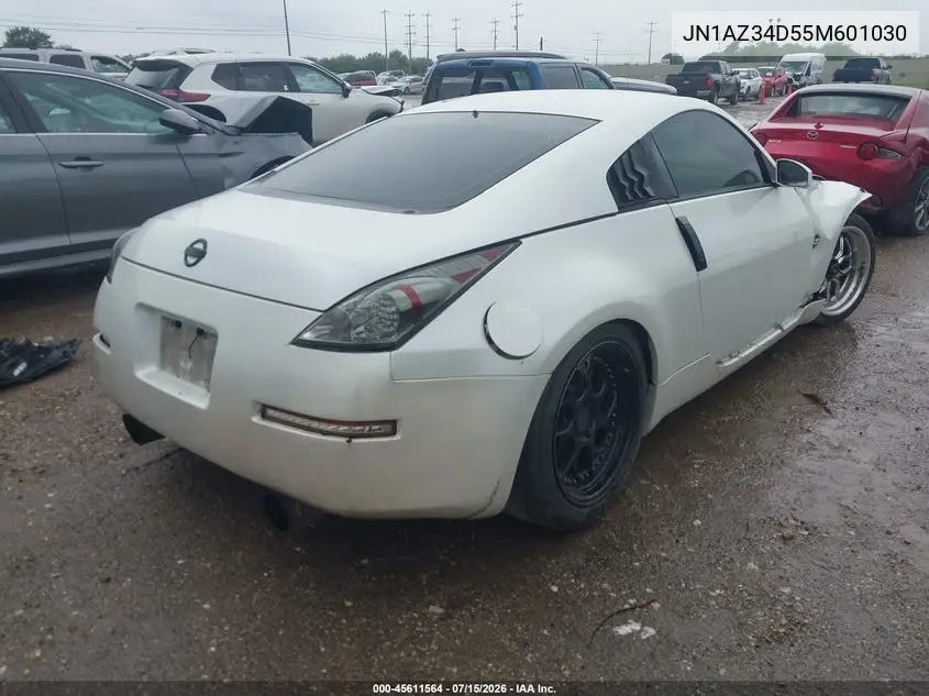 2005 Nissan 350Z VIN: JN1AZ34D55M601030 Lot: 45611564