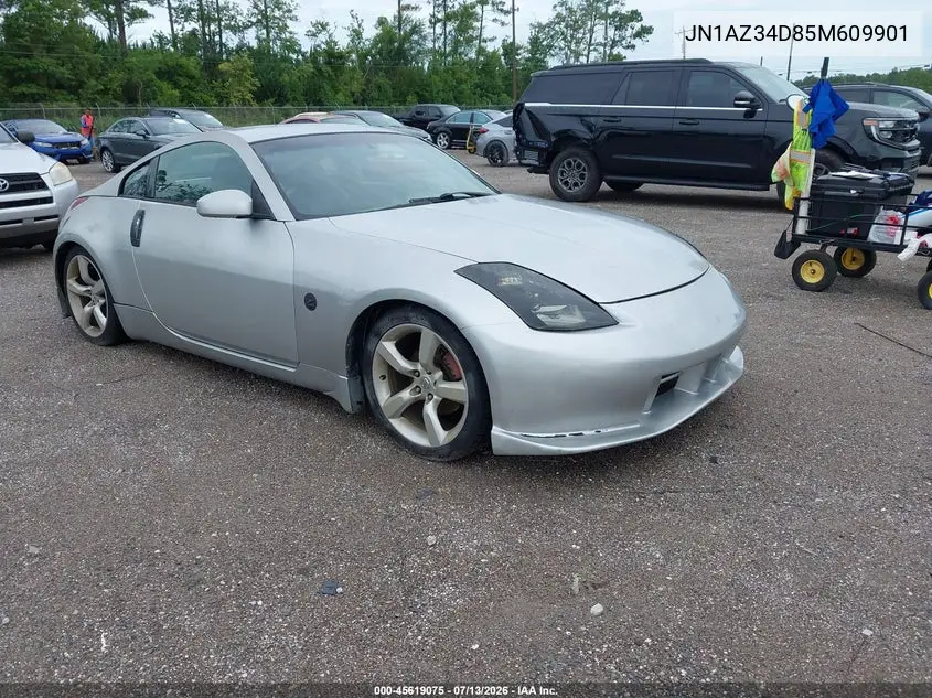 2005 Nissan 350Z Touring VIN: JN1AZ34D85M609901 Lot: 45619075