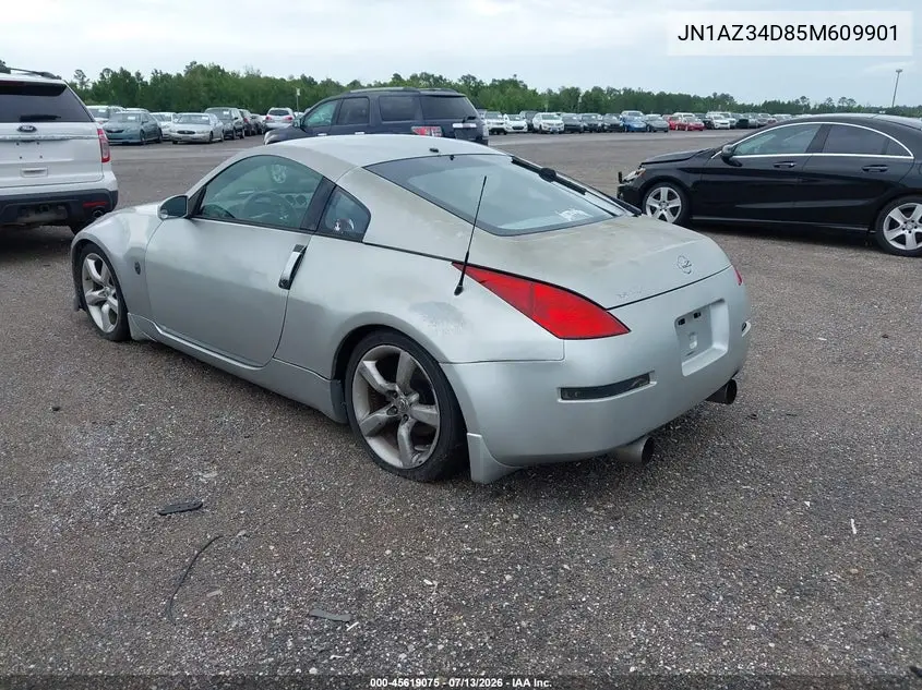 2005 Nissan 350Z Touring VIN: JN1AZ34D85M609901 Lot: 45619075