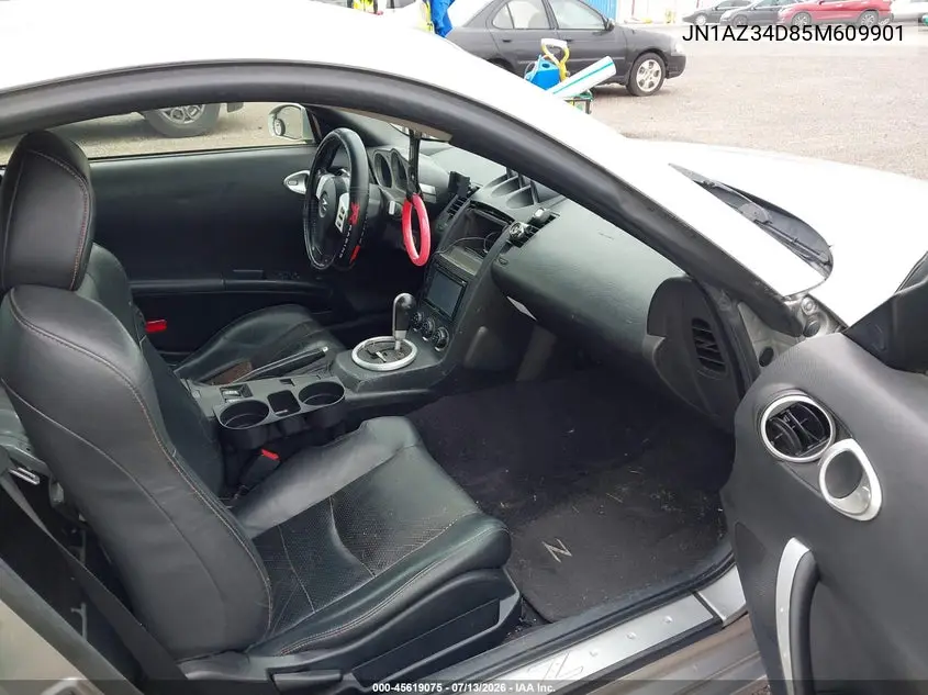 2005 Nissan 350Z Touring VIN: JN1AZ34D85M609901 Lot: 45619075
