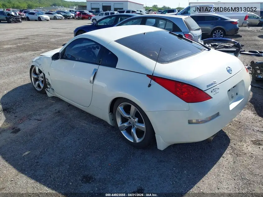 2006 Nissan 350Z Touring VIN: JN1AZ34D86M313052 Lot: 44923555