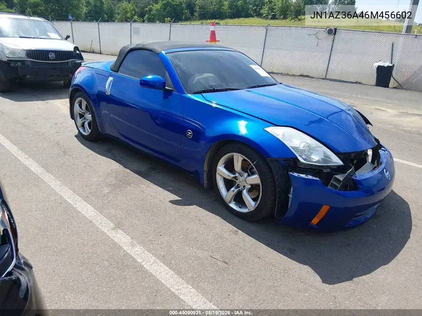 2006 Nissan 350Z Enthusiast VIN: JN1AZ36A46M456602 Lot: 45090931
