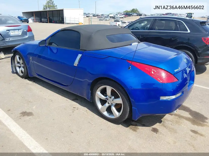 2006 Nissan 350Z Enthusiast VIN: JN1AZ36A46M456602 Lot: 45090931
