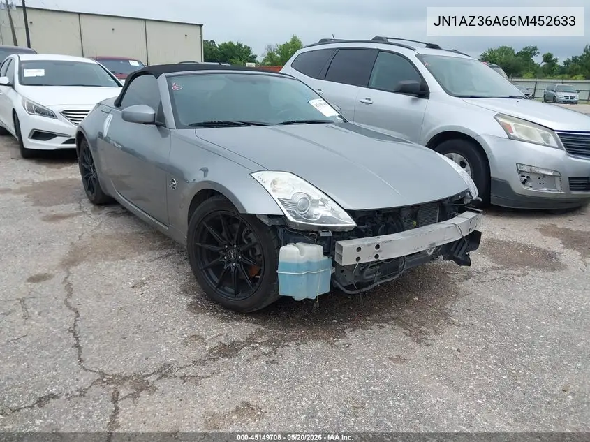 2006 Nissan 350Z Touring VIN: JN1AZ36A66M452633 Lot: 45149708