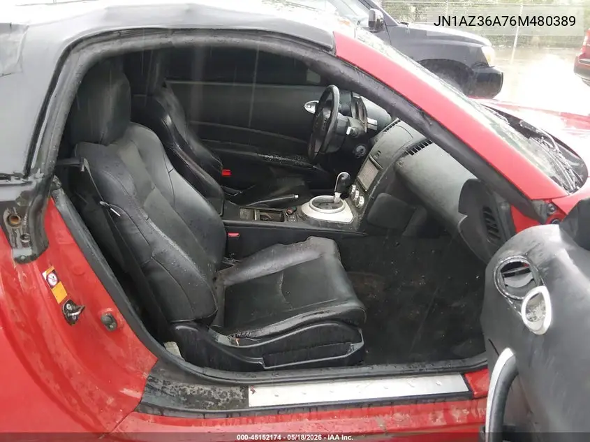 2006 Nissan 350Z Touring VIN: JN1AZ36A76M480389 Lot: 45152174