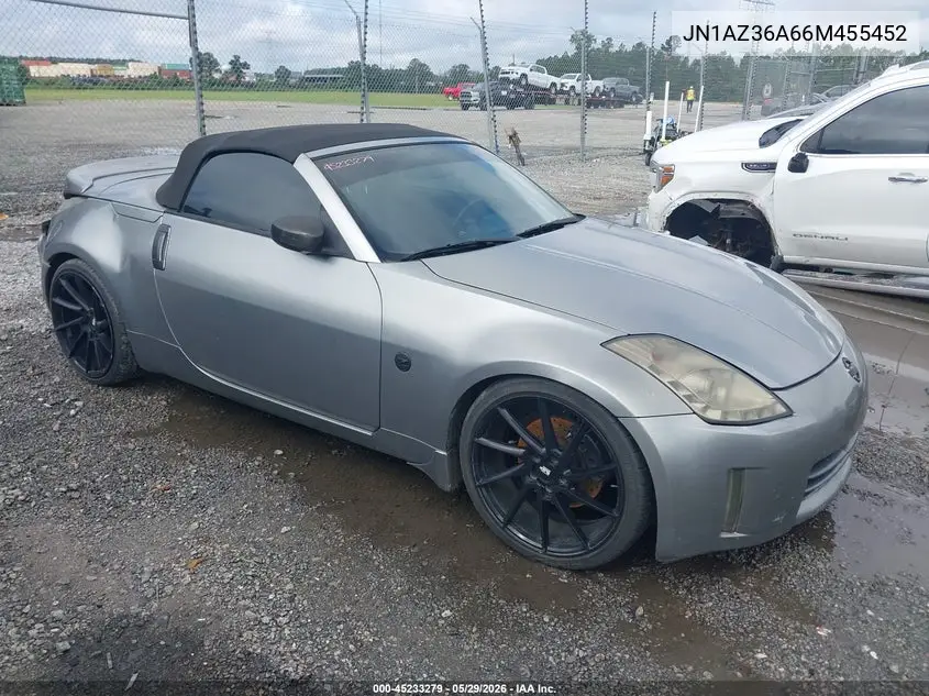 2006 Nissan 350Z Touring VIN: JN1AZ36A66M455452 Lot: 45233279