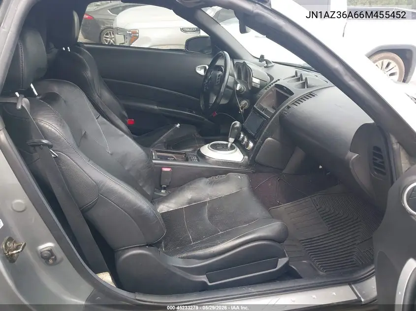 2006 Nissan 350Z Touring VIN: JN1AZ36A66M455452 Lot: 45233279