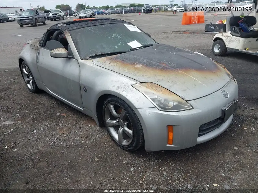 2006 Nissan 350Z Enthusiast VIN: JN1AZ36D66M400199 Lot: 45251804