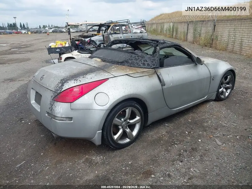 2006 Nissan 350Z Enthusiast VIN: JN1AZ36D66M400199 Lot: 45251804