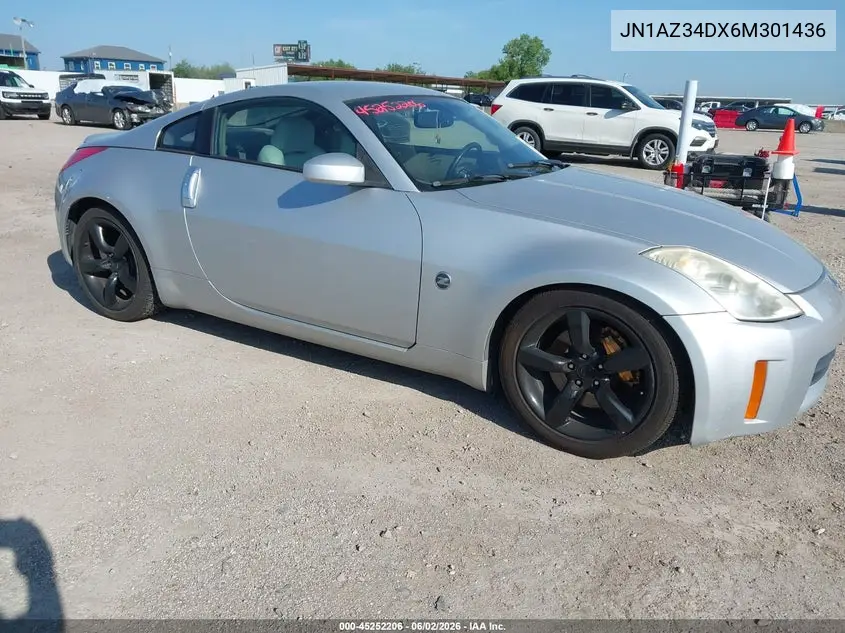 2006 Nissan 350Z Touring VIN: JN1AZ34DX6M301436 Lot: 45252206