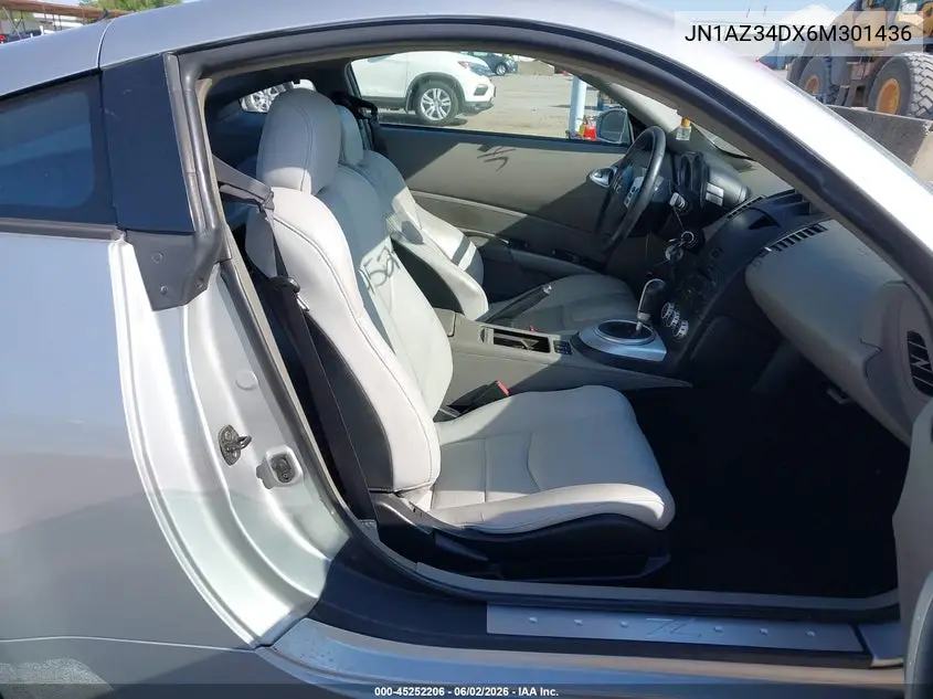 2006 Nissan 350Z Touring VIN: JN1AZ34DX6M301436 Lot: 45252206