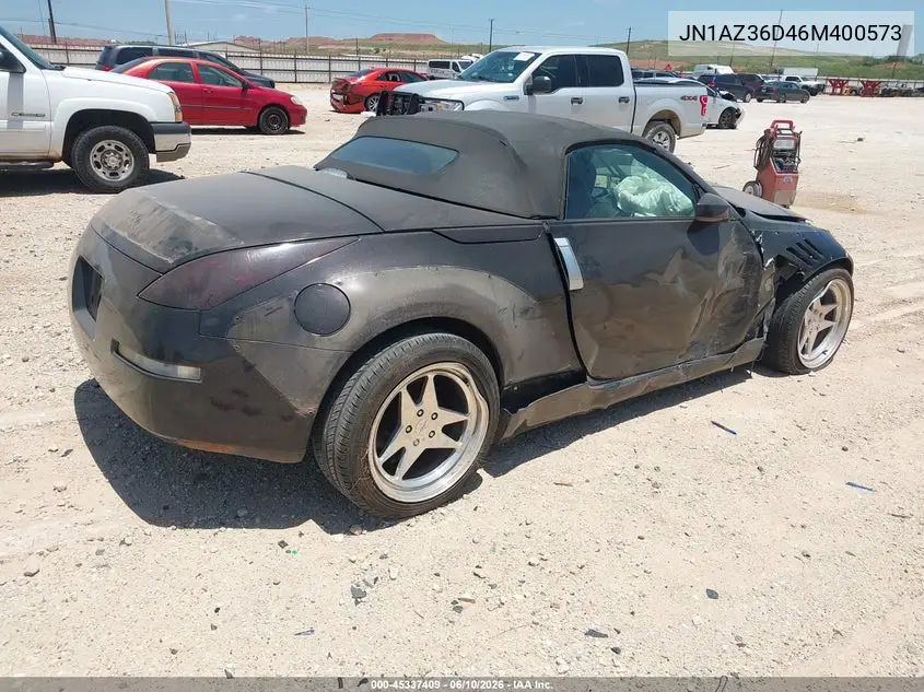2006 Nissan 350Z Enthusiast VIN: JN1AZ36D46M400573 Lot: 45337409