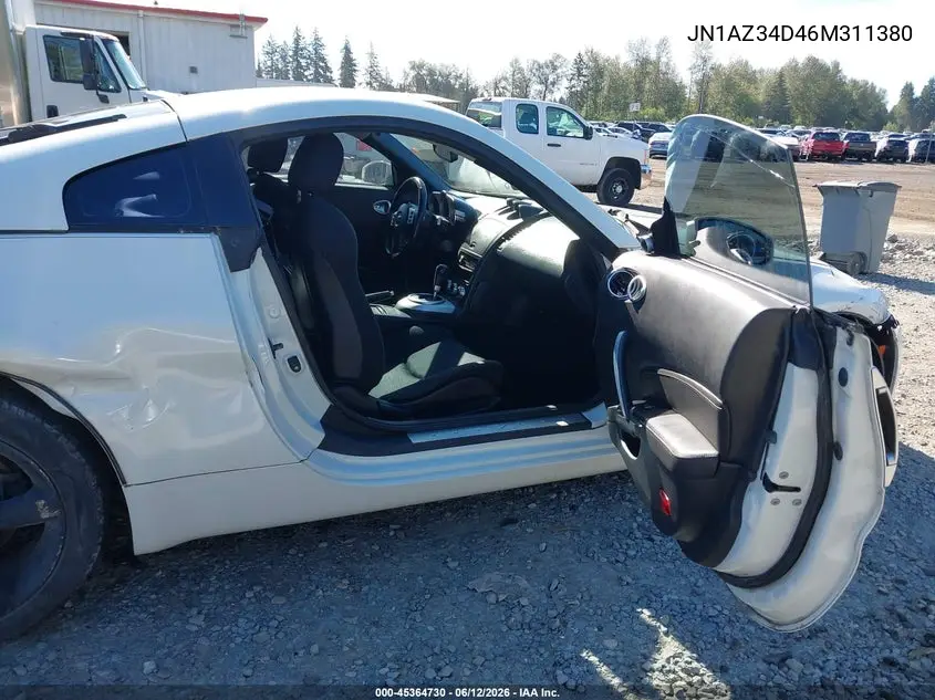 2006 Nissan 350Z Enthusiast VIN: JN1AZ34D46M311380 Lot: 45364730