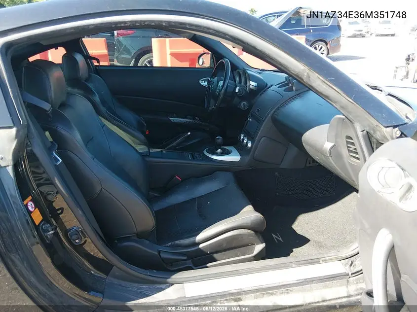 JN1AZ34E36M351748 2006 Nissan 350Z