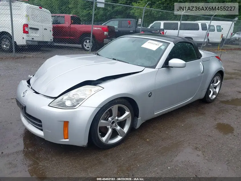 2006 Nissan 350Z Enthusiast VIN: JN1AZ36AX6M455227 Lot: 45452183