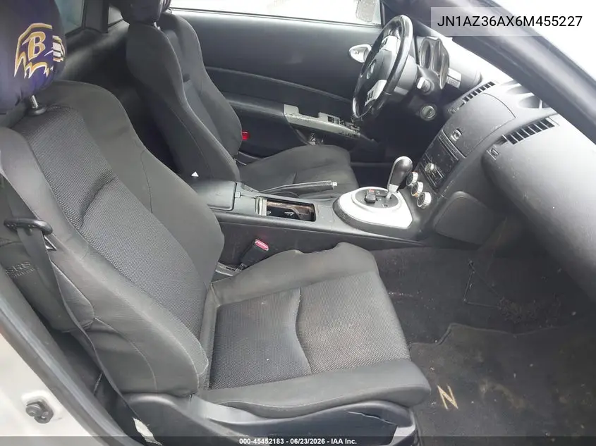 2006 Nissan 350Z Enthusiast VIN: JN1AZ36AX6M455227 Lot: 45452183