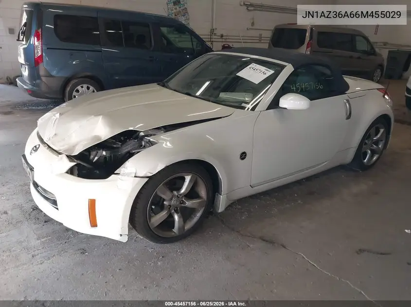 2006 Nissan 350Z Touring VIN: JN1AZ36A66M455029 Lot: 45457156
