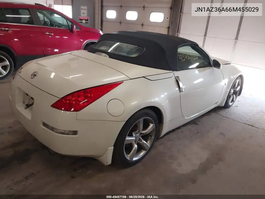 2006 Nissan 350Z Touring VIN: JN1AZ36A66M455029 Lot: 45457156