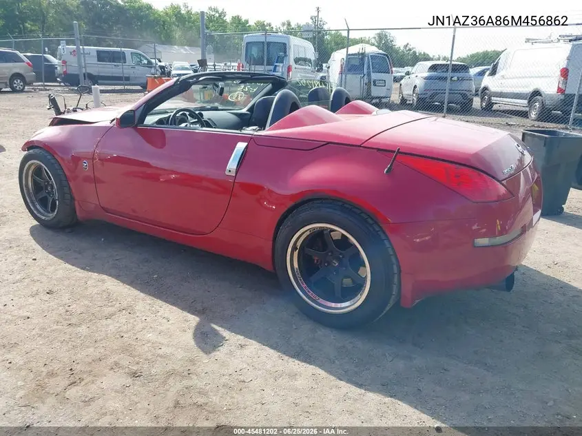 2006 Nissan 350Z Grand Touring VIN: JN1AZ36A86M456862 Lot: 45481202