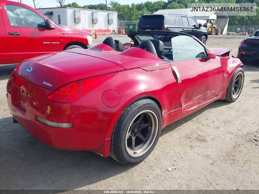 2006 Nissan 350Z Grand Touring VIN: JN1AZ36A86M456862 Lot: 45481202