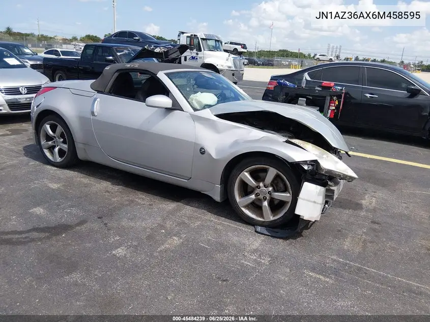 2006 Nissan 350Z Touring VIN: JN1AZ36AX6M458595 Lot: 45484239