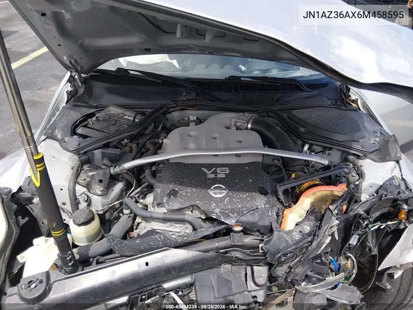 2006 Nissan 350Z Touring VIN: JN1AZ36AX6M458595 Lot: 45484239