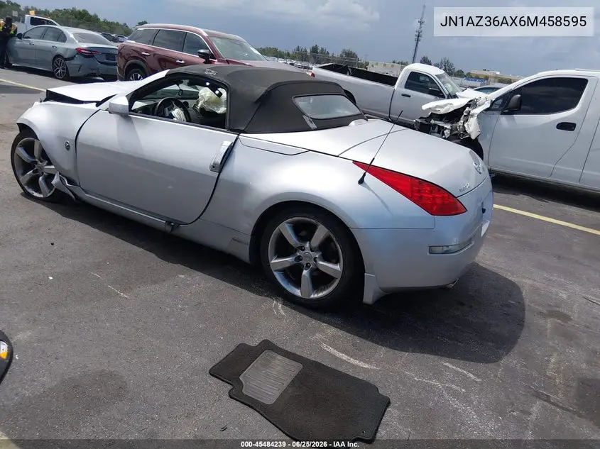 2006 Nissan 350Z Touring VIN: JN1AZ36AX6M458595 Lot: 45484239