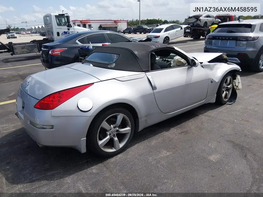 2006 Nissan 350Z Touring VIN: JN1AZ36AX6M458595 Lot: 45484239