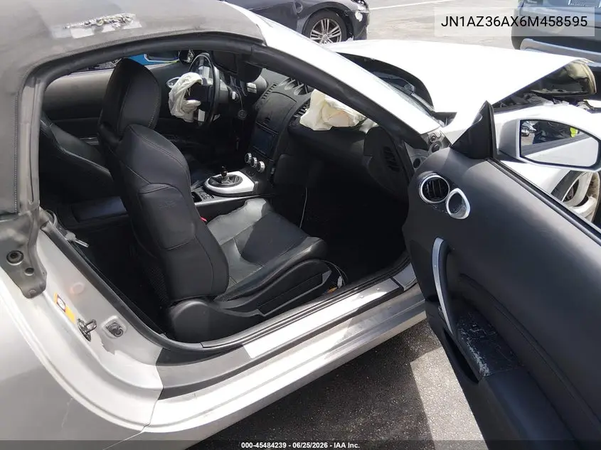 2006 Nissan 350Z Touring VIN: JN1AZ36AX6M458595 Lot: 45484239