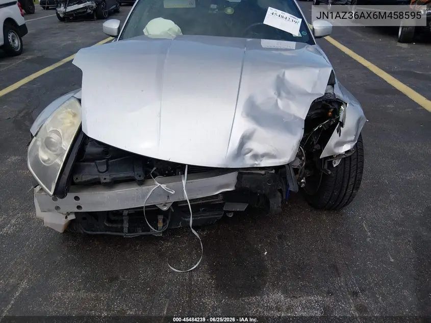 2006 Nissan 350Z Touring VIN: JN1AZ36AX6M458595 Lot: 45484239