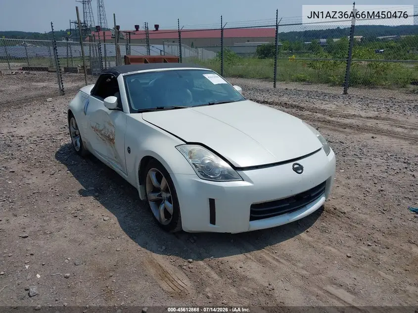 2006 Nissan 350Z Touring VIN: JN1AZ36A66M450476 Lot: 45612868
