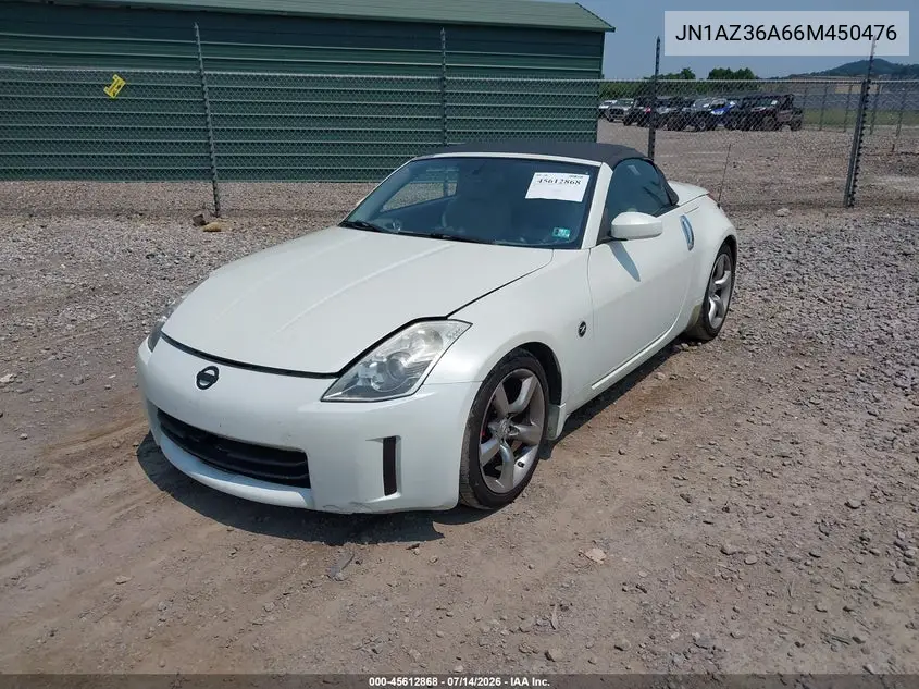 2006 Nissan 350Z Touring VIN: JN1AZ36A66M450476 Lot: 45612868