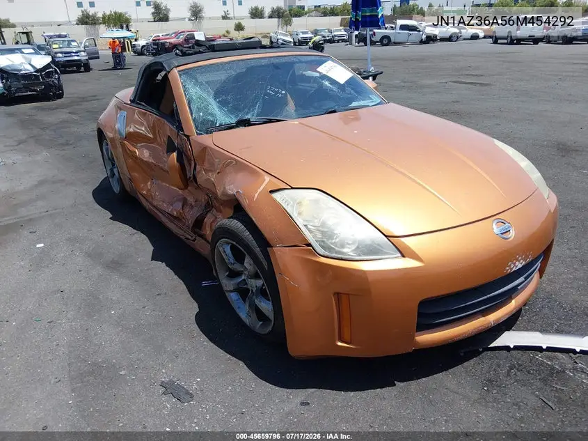 2006 Nissan 350Z Touring VIN: JN1AZ36A56M454292 Lot: 45659796