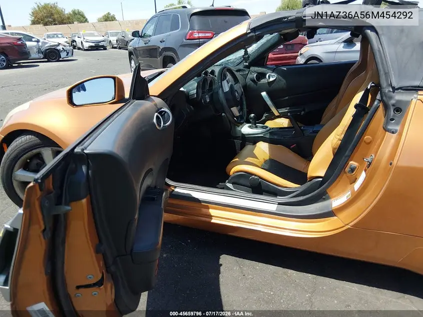 2006 Nissan 350Z Touring VIN: JN1AZ36A56M454292 Lot: 45659796