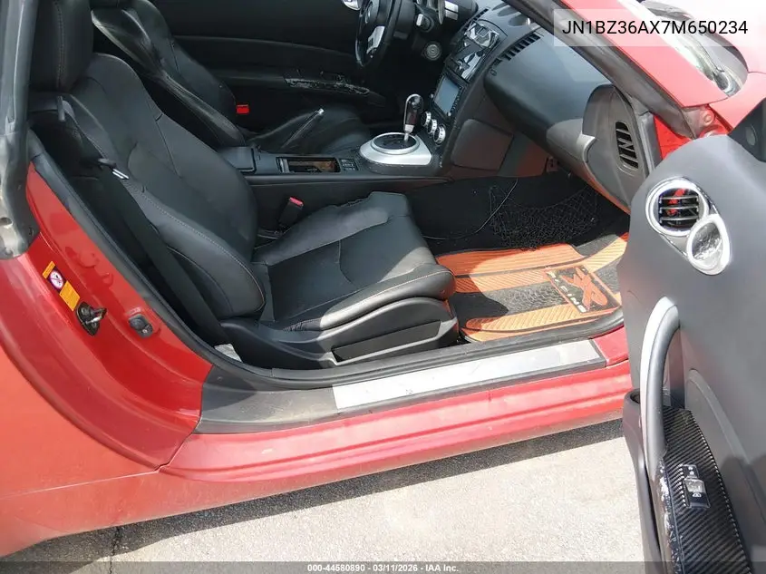 2007 Nissan 350Z Touring VIN: JN1BZ36AX7M650234 Lot: 44580890