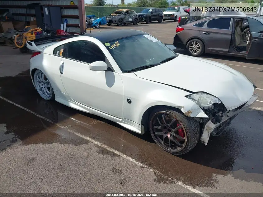 2007 Nissan 350Z VIN: JN1BZ34DX7M506843 Lot: 44643959