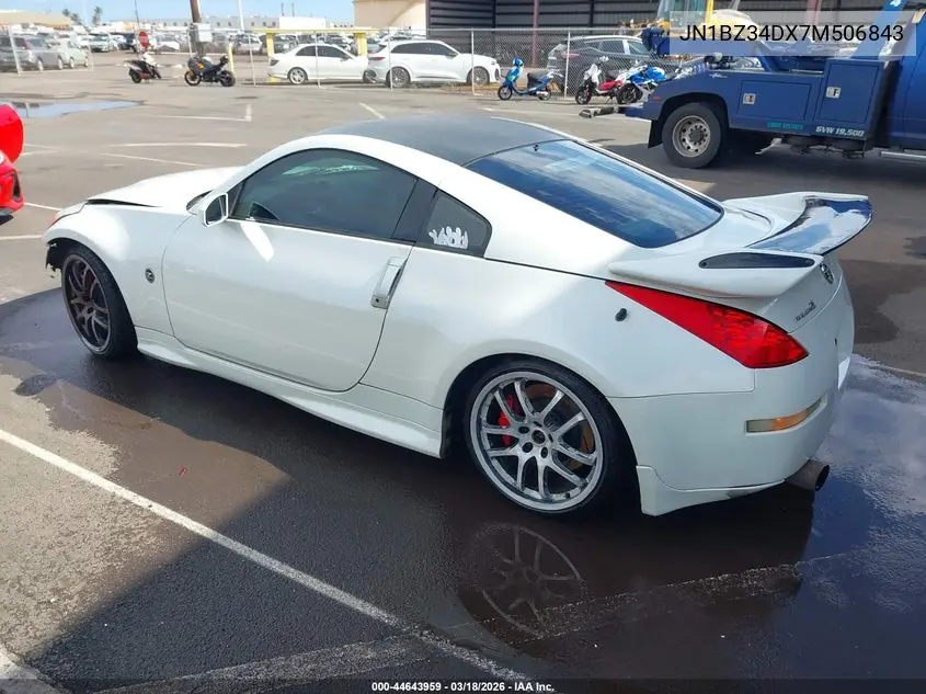 2007 Nissan 350Z VIN: JN1BZ34DX7M506843 Lot: 44643959