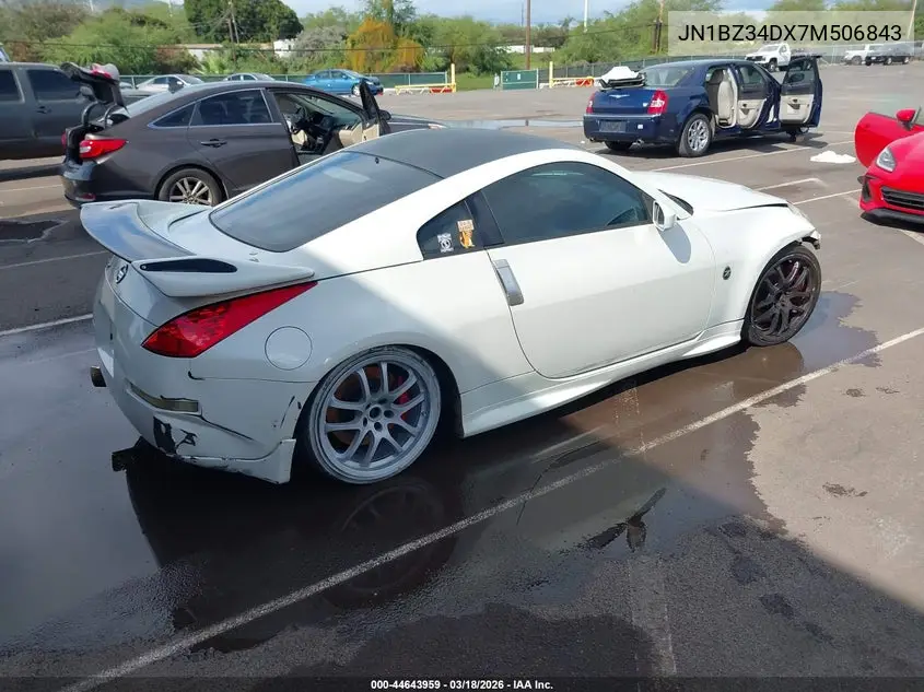 2007 Nissan 350Z VIN: JN1BZ34DX7M506843 Lot: 44643959