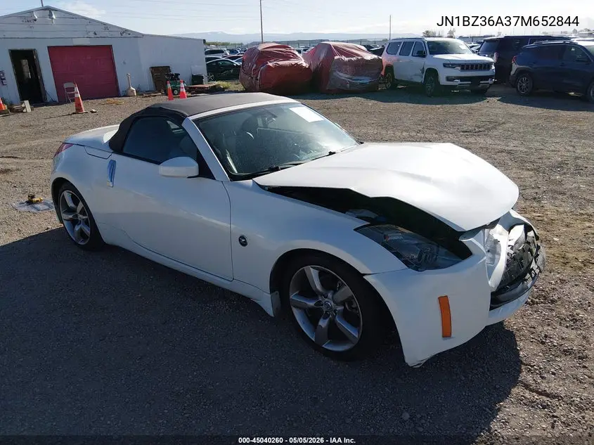 2007 Nissan 350Z Touring VIN: JN1BZ36A37M652844 Lot: 45040260