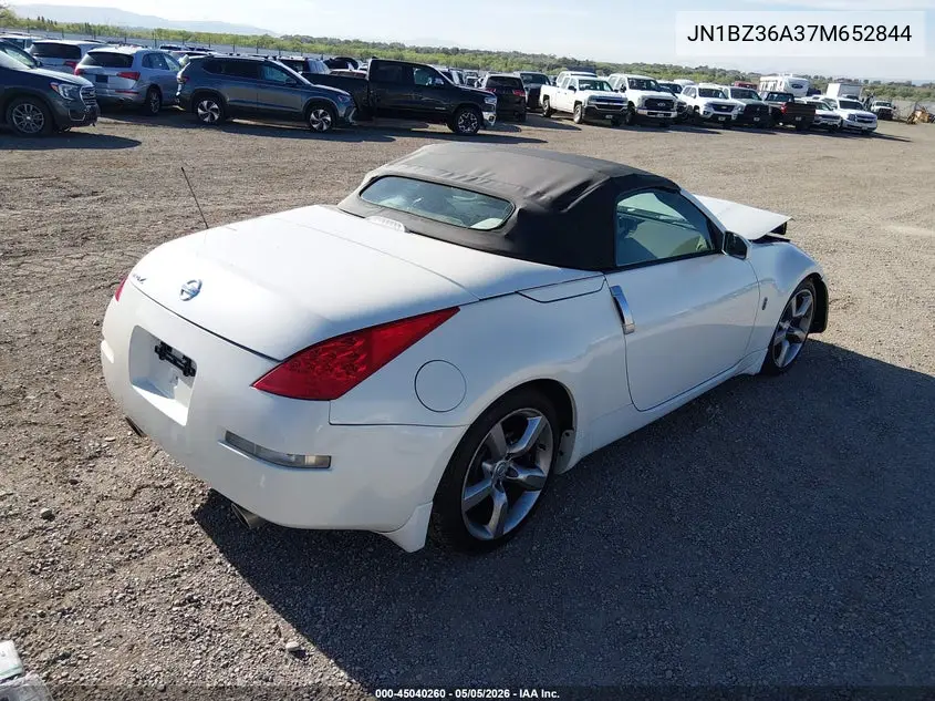 2007 Nissan 350Z Touring VIN: JN1BZ36A37M652844 Lot: 45040260