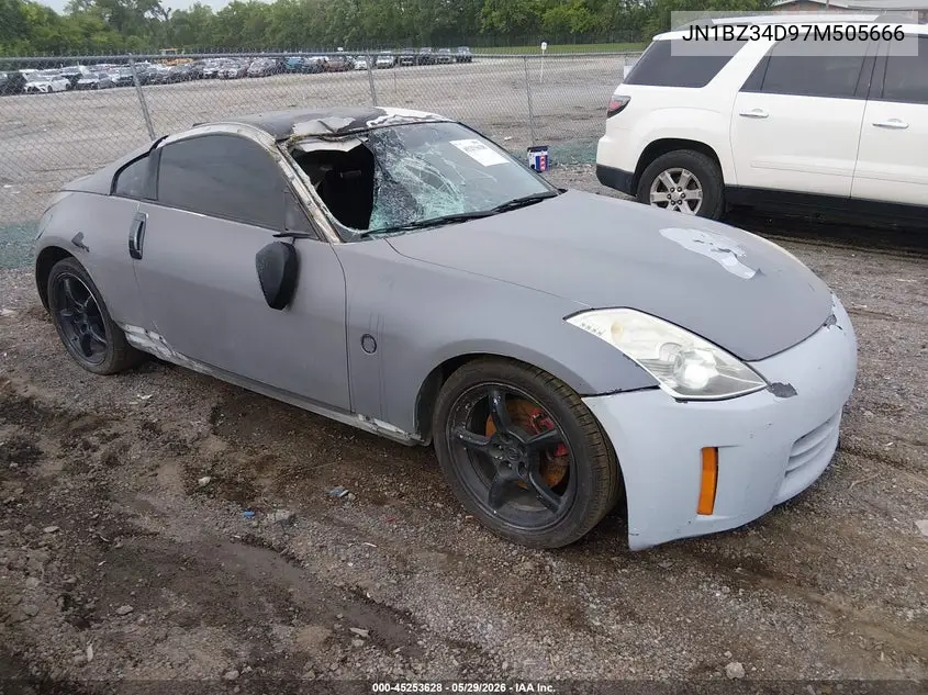 2007 Nissan 350Z VIN: JN1BZ34D97M505666 Lot: 45253628