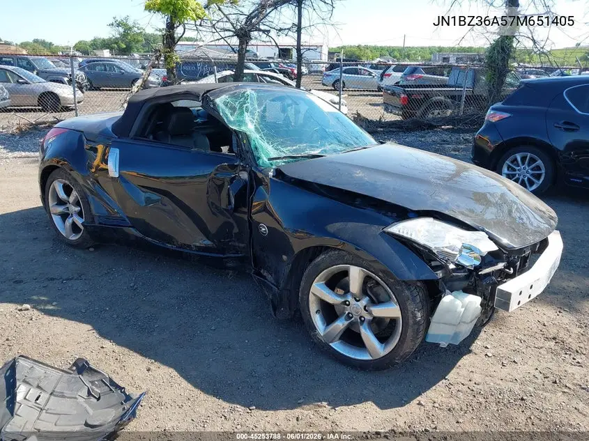 2007 Nissan 350Z Touring VIN: JN1BZ36A57M651405 Lot: 45253788