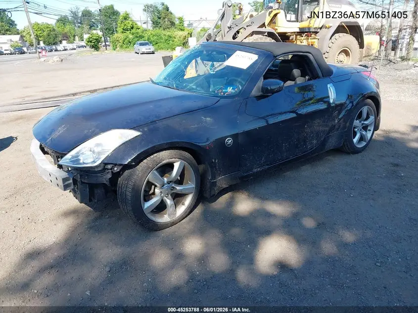 2007 Nissan 350Z Touring VIN: JN1BZ36A57M651405 Lot: 45253788