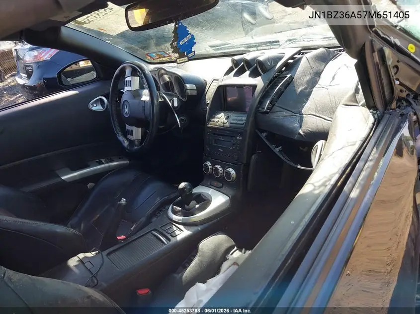 2007 Nissan 350Z Touring VIN: JN1BZ36A57M651405 Lot: 45253788