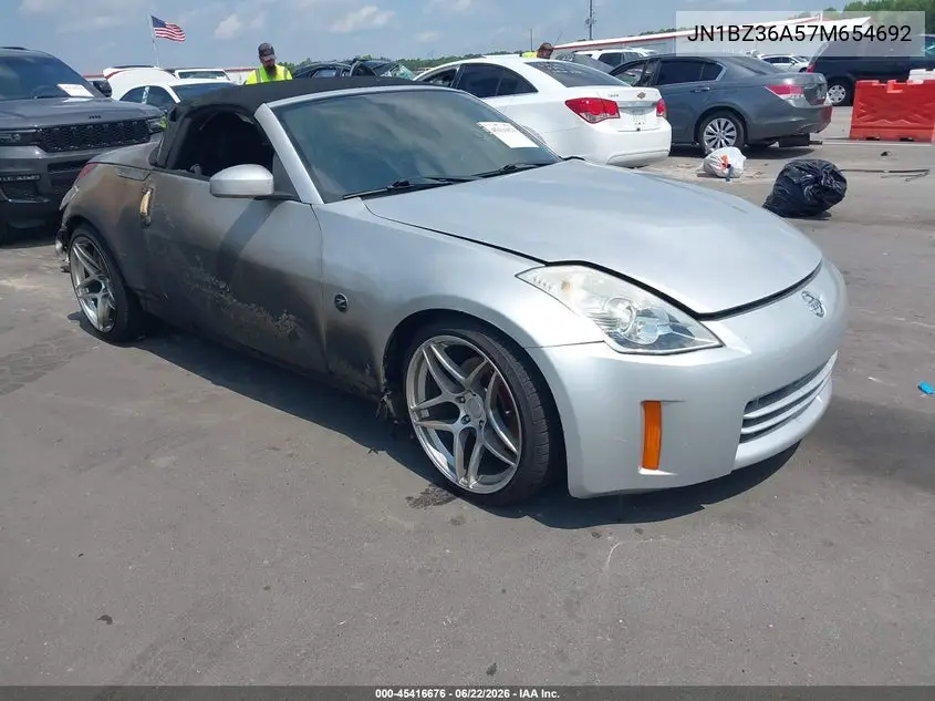 2007 Nissan 350Z Touring VIN: JN1BZ36A57M654692 Lot: 45416676