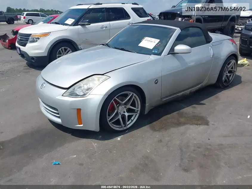 2007 Nissan 350Z Touring VIN: JN1BZ36A57M654692 Lot: 45416676