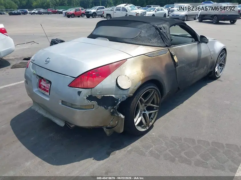 2007 Nissan 350Z Touring VIN: JN1BZ36A57M654692 Lot: 45416676